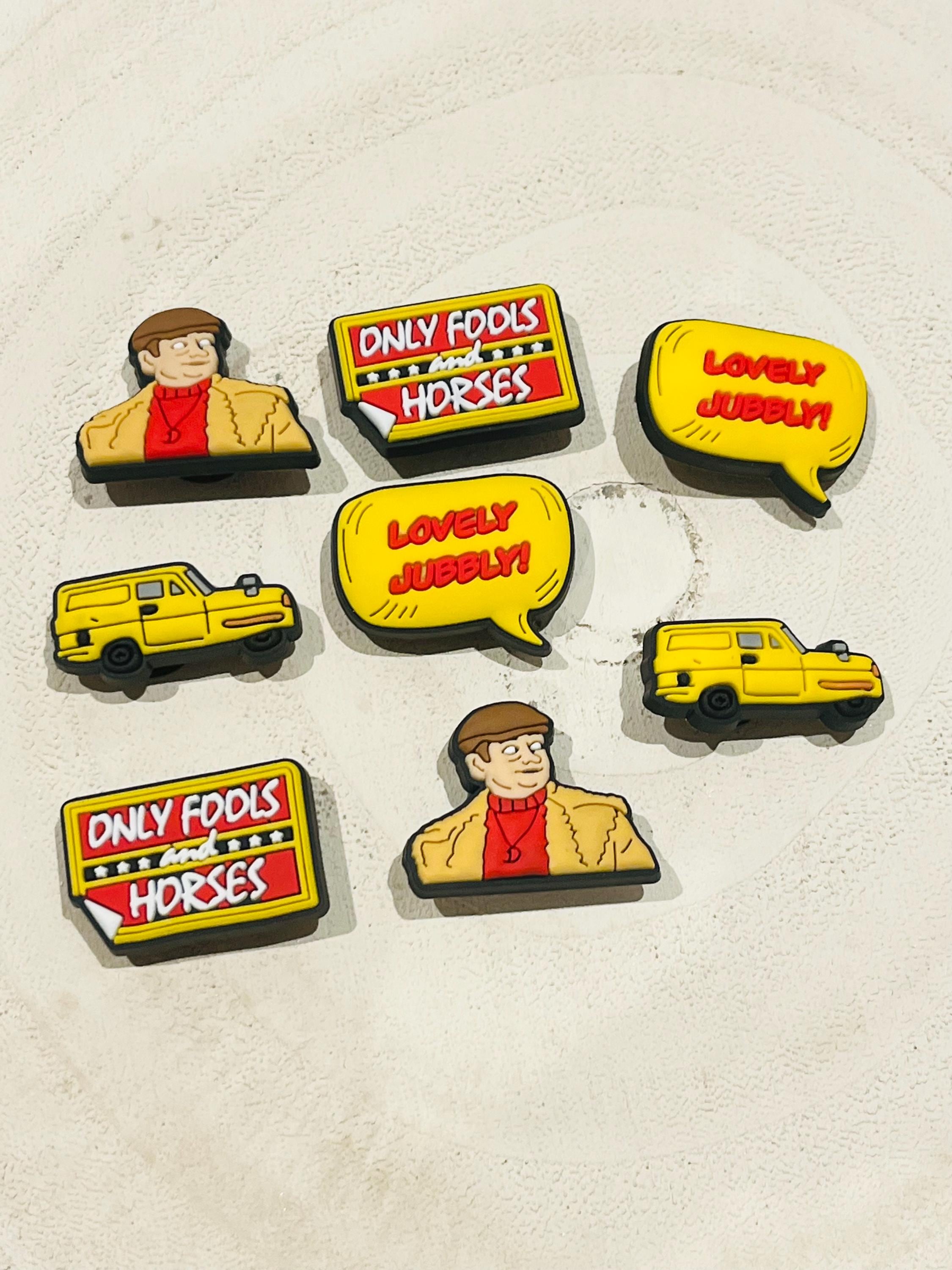 Only Fools & Horses Shoe Accessories | Del boy Gifts | Joke Gifts | PVC Shoe Accessories