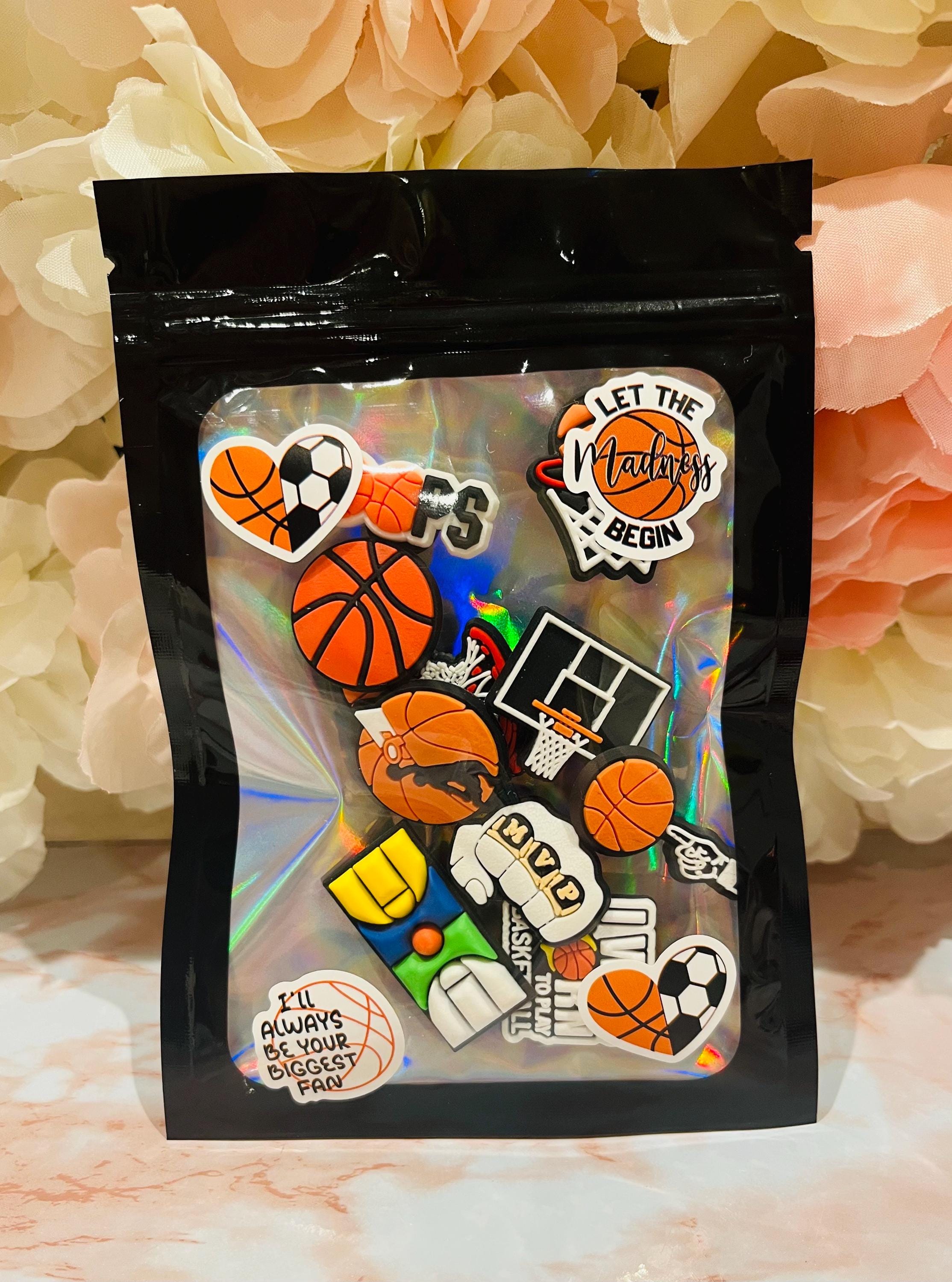 Basketball Croc Shoe Charms - 10 Piece Sport Shoe Accessories